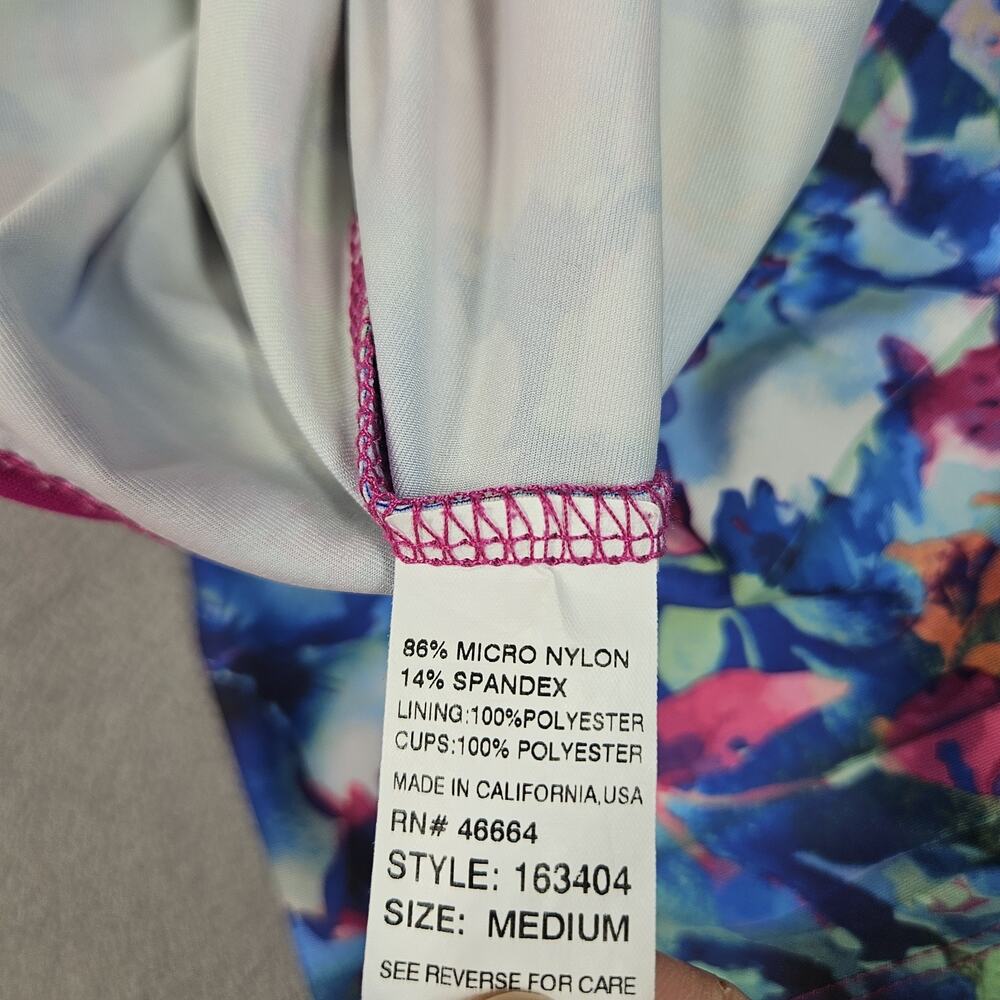 Title Nine Dress Womens M Cross Back Tank Floral Active Hiking Boating Summer - Picture 4 of 9